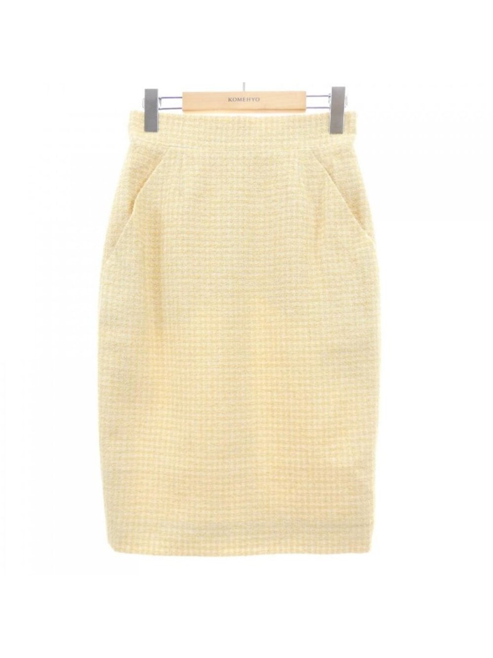 Chanel 09c Skirt Yellow